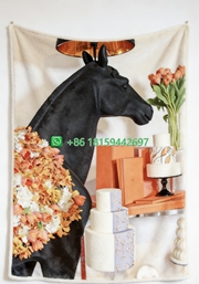 Hermes Throw Blankets